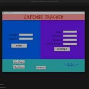 Expense Tracker An Application Developed Using Python Tkinter And Sqlite3
