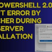 Fix PowerShell 2 0 Script Error By Patcher During SQL Server Installation
