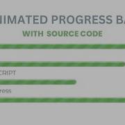 Animated Progress Bar In Bootstrap5 HTML CSS With Source Code