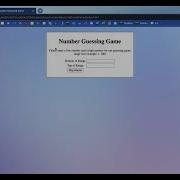 JavaScript Random Number Guess Game Demo