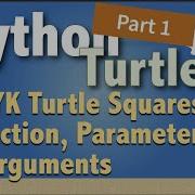Python Turtles CMYK Squares Function Parameters Arguments Pt 1