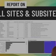 Get ALL SharePoint Sites Subsites Metrics With Power BI