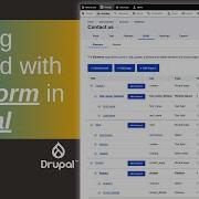 Начало работы с веб формами в Drupal