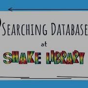 Searching Databases