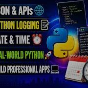 JSON и API Логирование в Python Модуль Date Time Урок по Python для среднего уровня