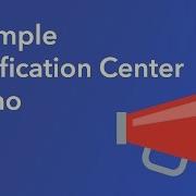 Simple IOS Notification Center Demo
