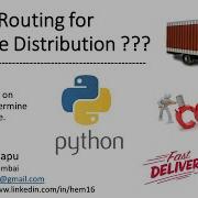 Vehicle Routing Simulation On Python For Mid Mile Distribution Long Haul Logistics Milk Runs