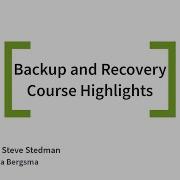 SQL Server Backup Course Overview 1