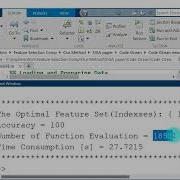 Feature Selection Using Set Based Genetic Algorithm In Matlab Part2