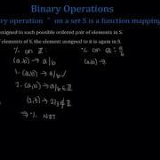 Binary Operations Introduction