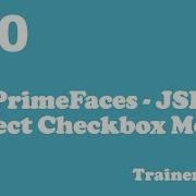 PrimeFaces JSF Tutorial Select Checkbox Menu In PrimeFaces Using Netbeans IDE Part 10