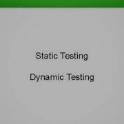 Static Testing Vs Dynamic Testing