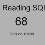 Nonequijoins SQL Tutorial 68