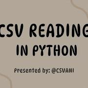 Install CSV Module Read CSV Files In Python Step By Step Python CSV Tutorial