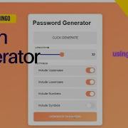 Password Generator Using Html Css And Js