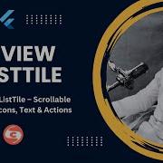 22 ListView ListTile Scrollable Lists With Icons Text Custom Widgets