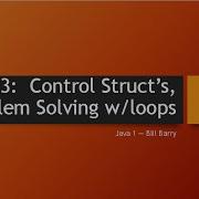 Java1 03 Control Structures And Loops Demo5 Unit Testing
