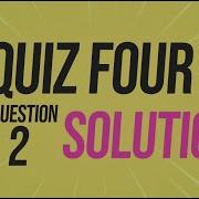 Quiz 4 Set Operations Question 2 With Solution