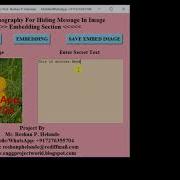 Python Code For Image Steganography Hiding Message In Image Using Python Source Code