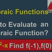 How To Evaluate Function For Given Values Evaluating Functions Math Dot Com