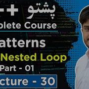 C Patterns Using Nested Loops In Pashto Star Patterns Explained Lecture 30
