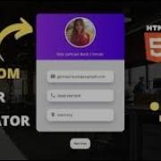 CREATE A RANDOM USER GENERATOR USING HTML CSS AND JAVASCRIPT
