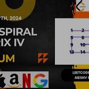 2326 Spiral Matrix IV Matrix Linked List Simulation Leetcode Daily Challenge JAVA