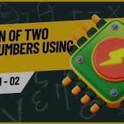 16 Bit Number Addition Using 8085 Microprocessor