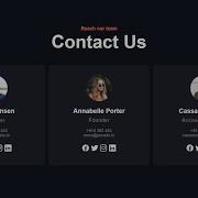 Create Our Team Section In HTML And CSS With Source Code Creative Networks Team Member Section