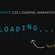 CSS Creative Text Animation Effects Loading Animated Text Using Html CSS