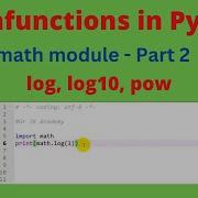 Math Module Functions In Python Part II Import Math Functions In Python