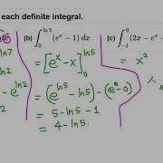 Calculus 3 Easy Definite Integral Examples Involving Exponential Functions