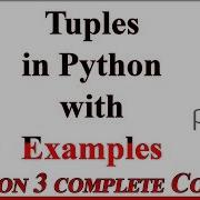 Python Tutorial In Urdu Hindi Tuples In Python Tuples Uses And Examples In Python