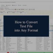Convert Text To Excel Advanced ETL Processor Tutorial