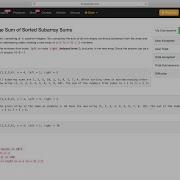 Range Sum Of Sorted Subarray Sums Java Solution Leetcode 1508