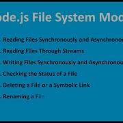 Node Js File System Module Part 1