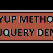 KEYUP METHOD JQUERY DEMO