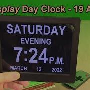 Часы Véfaîî Day Clock 19 будильников дистанционное управление и будильники 8 дюймовые большие