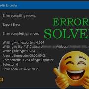 Error Compiling Movie Premiere Pro Solve In Adobe Premiere Pro When Exporting A Video 2025