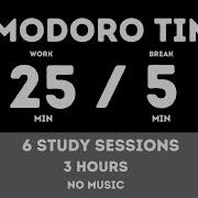 25 5 Pomodoro Timer 3 Hours Study No Music Study For Dreams Deep Focus Study Timer