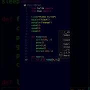 Python Turtle Graphics Flower Animation Pythonprogramming Pythontutorial Pythonturtlegraphics