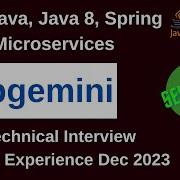 Capgemini Java Developer 3 Years Selected