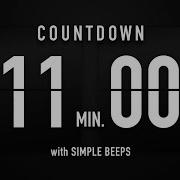 11 Minute Countdown Timer Flip Clock With Simple Beeps