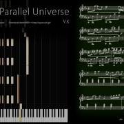 ピアノ楽譜で Reverse Parallel Universe V K Deemo Piano Solo Version