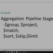MongoDB Aggregation Pipeline Stages Exercise Project Match Group Sort Skip Limit