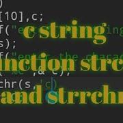 C String Function Strchr And Strrchr In Hindi With Example