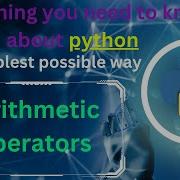 Arithmetic Operators In Python Order Of Evaluation Python Tutorial Python Full Course