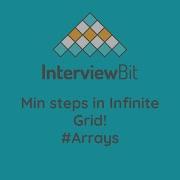 Min Steps In Infinite Grid Interviewbit Directi Arrays Solution And Explanation