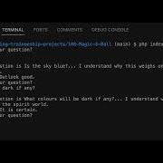 Running PHP Mini Project Magic 8 Ball On Gitpod