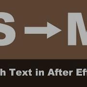How To Morph Text In After Effects